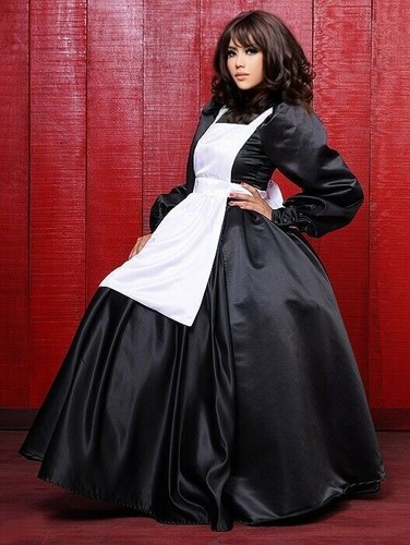 Sissy girl maid lockable black - sissy,