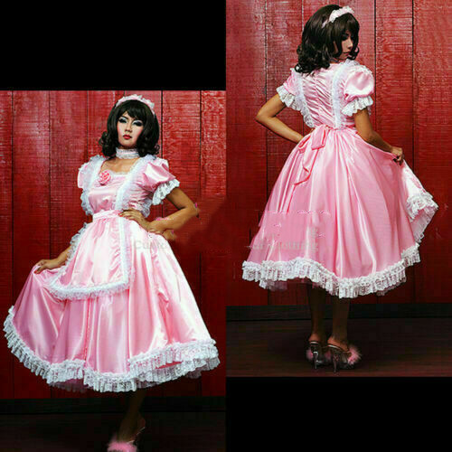 Girl sissy maid - sissy, satin