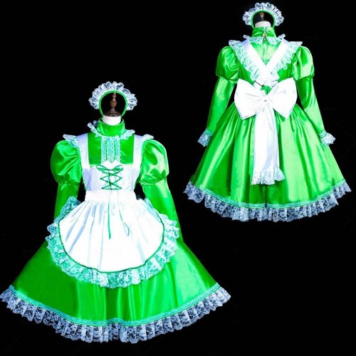 Girl maid sissy - sissy, green