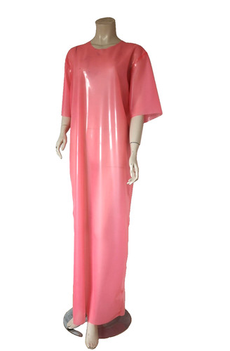 Latex kleid lang gummikleid - kleid,