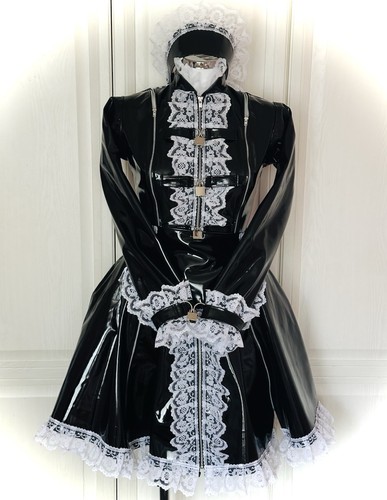 Misfitz blk pvc - blk, lace