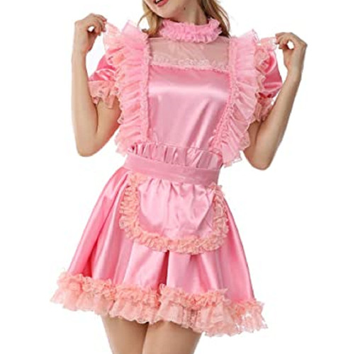 Sissy girl maid lockable pink - sissy,