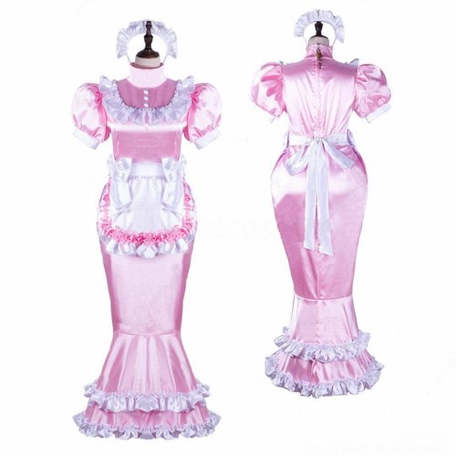 Sissy girl maid lockable - lockable, pink