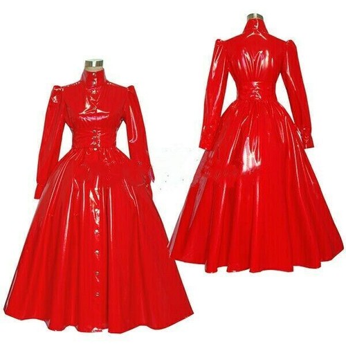 Sissy girl maid lockable red - girl,