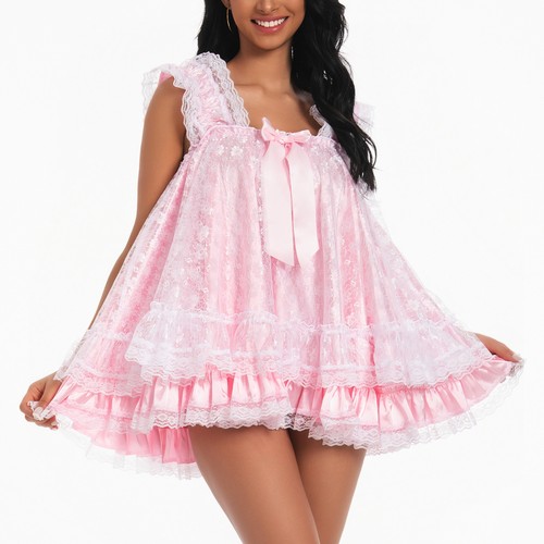 Satini satin sissy babydoll - satin,